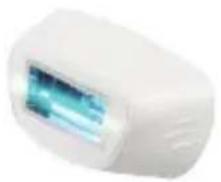 White electronic device with a display screen (no visible text or symbols)