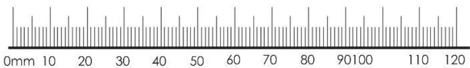 0mm 10 20 30 40 50 60 70 80 90100 110 120