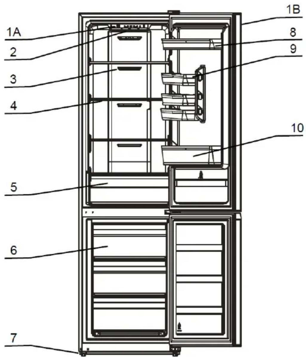 1A 2 3 4 5 6 7 1B 8 9 10