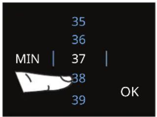 35 36 MIN | 37 | 38 39 OK