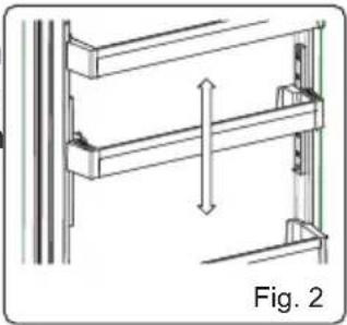 GRAM SKI 317540 - Justerbar dörrhylla (i vissa modeller) - 2