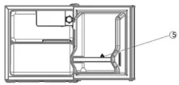 Technical line drawing of a mechanical or architectural component with no visible text or symbols.