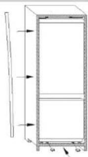 HOOVER HOTM516EW - SPREMEMBA SMERI ODPIRANJA VRAT - 5