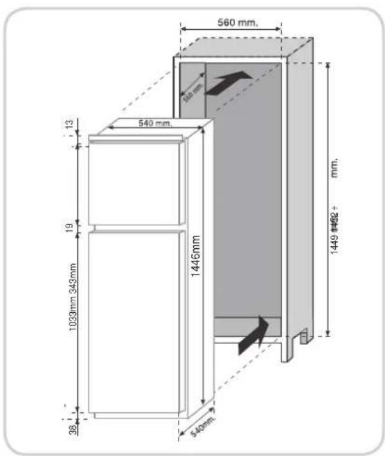 560 mm. 340 mm 540 mm. 13 19 1033mm 343mm 1446mm 38 540mm 1449 #482+ mm.