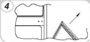 HOOVER HOTM516EW - INVERSER LE SENS D'OUVERTURE DES PORTES - 7