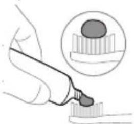 Illustration of a hand using a pipette to apply liquid onto a surface, with an inset showing a droplet on a surface (no text or symbols present)