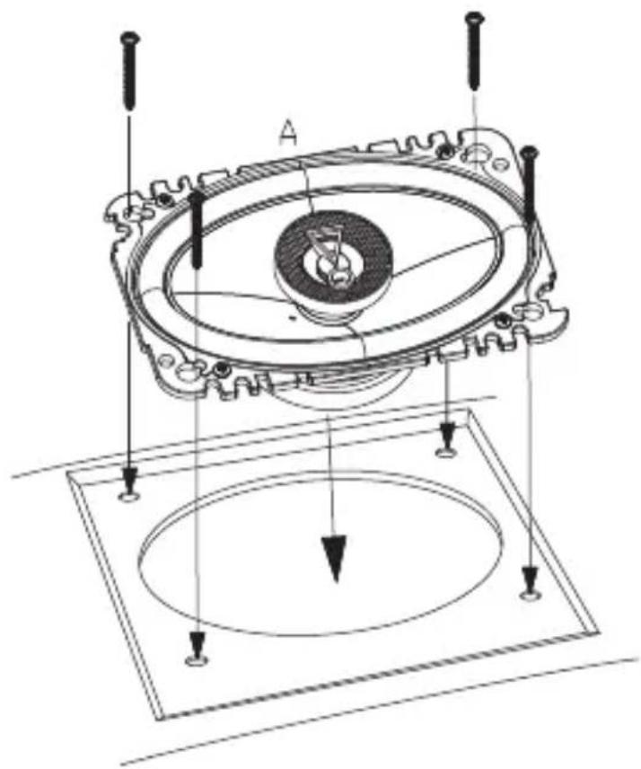Technical diagram of a mechanical assembly with labeled components and directional arrows indicating motion or force.