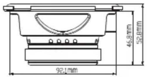 46.8 mm 52.8 mm 92.1 mm