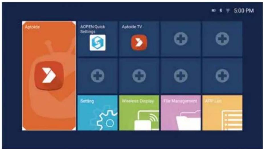 AOPEN PV12a - Accéder aux applis - 3