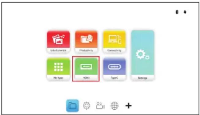 AOPEN AV10a - Lecture à partir depuis une source vidéo (HDMI) - 1
