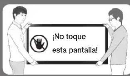 ¡No toque esta pantalla!
