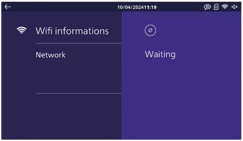 10/04/202411:19 Wifi informations Network Waiting