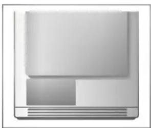 LG TD-C70030EB - Ventilatierooster vooraan - 1