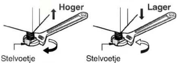 Hoger Lager Stelvoetje Stelvoetje