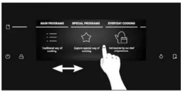 HAIER H6 ID68M5YTB - Come accedere al menu Preferiti dal forno: - 1