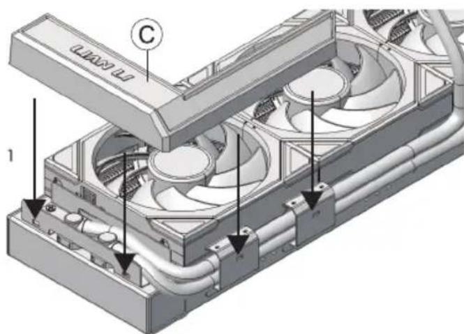 Lian Li HydroShift LCD 360TL - Mount in the chassis/ /Monter dans le châssis 安裝於機箱 - 10