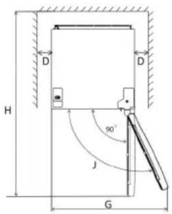 Benavent F1PBHE18560DW - Requeriment d'espai - 2