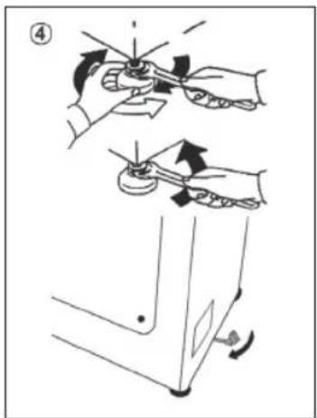Diagram illustrating a mechanical or electrical operation with labeled steps and directional arrows indicating motion.