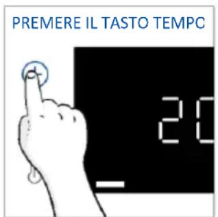 PREMERE IL TASTO TEMPC 20
