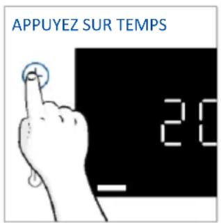 Appuyez sur temps 20