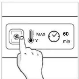 MAX °C 60 min