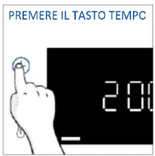 PREMERE IL TASTO TEMPC 2:00
