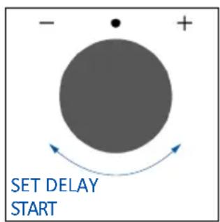 - + SET DELAY START