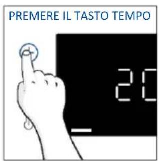 PREMERE IL TASTO TEMPO 20