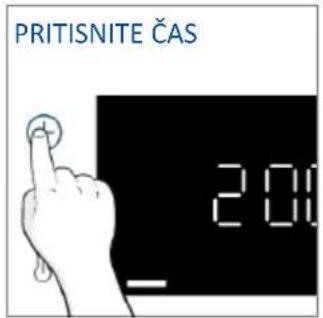 Pritisnite čas 2:00
