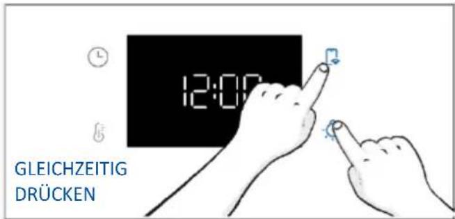 12:00 GLEICHZEITIG DRÜCKEN
