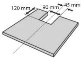 120 mm 90 mm 45 mm