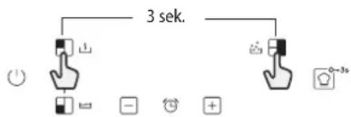 3 Sek. ① - - + + + -3s
