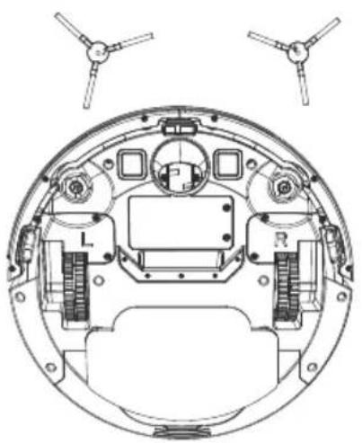 BEKO VRR 50414 VW - 2- Installare la spazzola laterale - 1