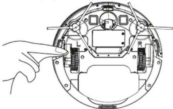 BEKO VRR 50414 VW - Entretien des pièces : capteur visuel inférieur, roue motrice et roue universelle - 2