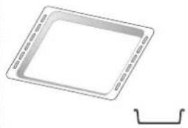 Simple line drawing of a square frame with a separate curved bracket at the bottom (no text or symbols)