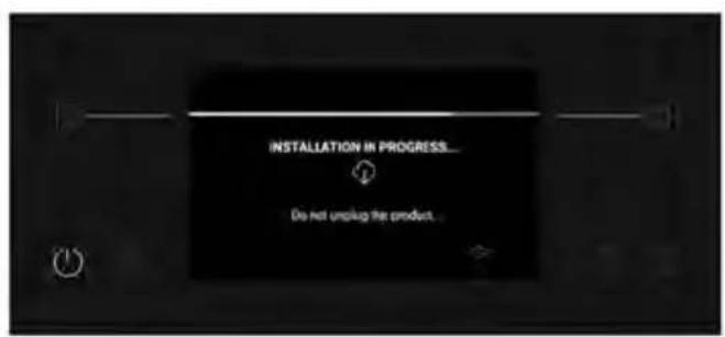 INSTALLATION IN PROGRESS... Do not upgrade the product...