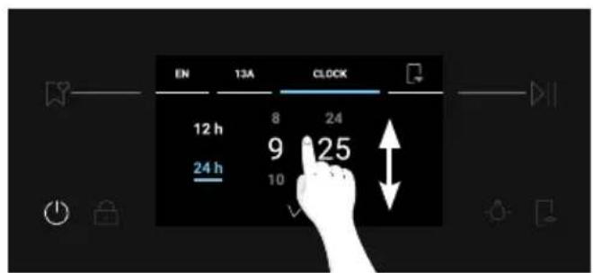 EN 13A CLOCK 12 h 8 24 9 25 24 h 10