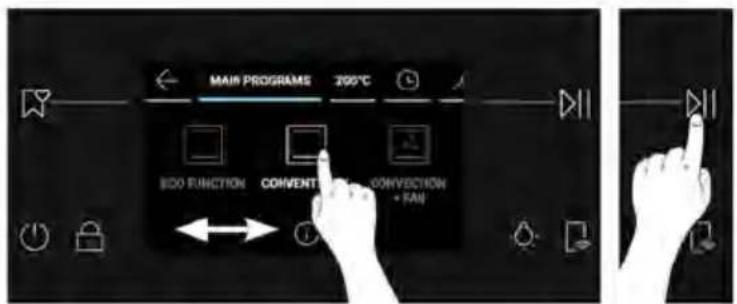 MAIN PROGRAMS 200°C BDO FUNCTION CONVENTION + FAN
