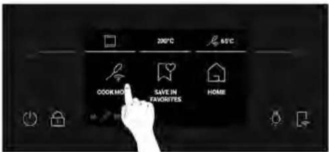 20°C 65°C COOKMO SALVA IN PREFERITI HOME