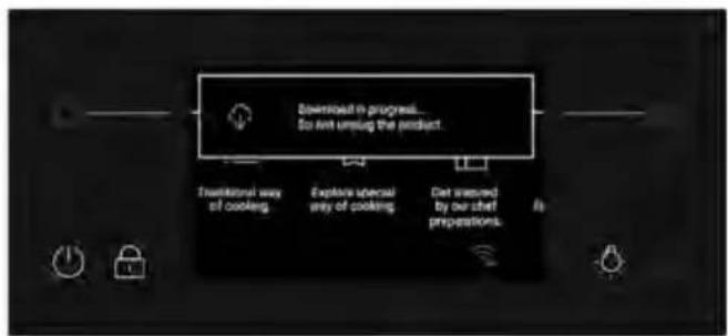 Download in progress. Do not uming the product. Functional way of cooking. Explore special way of cooking. Get improved by our chef preparations.