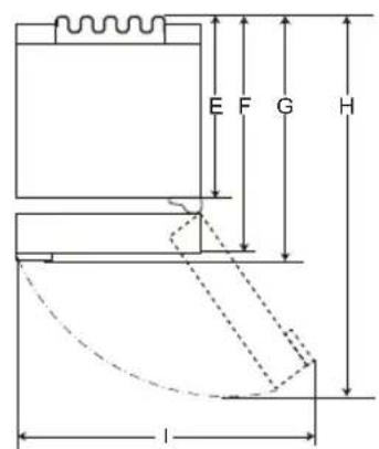 LG GBP62DSXXN - Përmasat dhe Distancat - 2