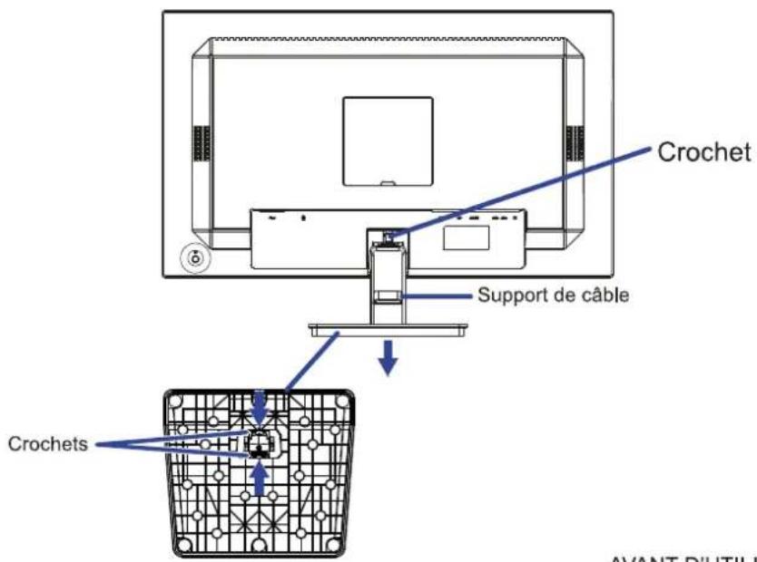 Crochet Support de câble Crochets AVANT D'UTILU