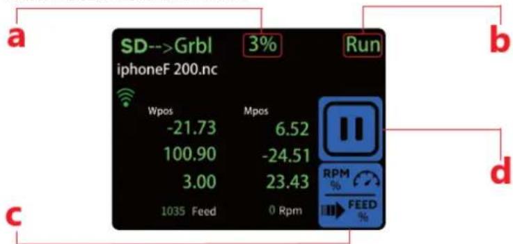 a SD-->Grbl 3% iphoneF 200.nc Wpos Mpos -21.73 6.52 100.90 -24.51 3.00 23.43 1035 Feed 0 Rpm Run b d c