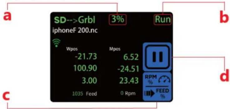 a SD-->Grbl 3% iphoneF 200.nc Wpos Mpos -21.73 6.52 100.90 -24.51 3.00 23.43 1035 Feed 0 Rpm Run b d c
