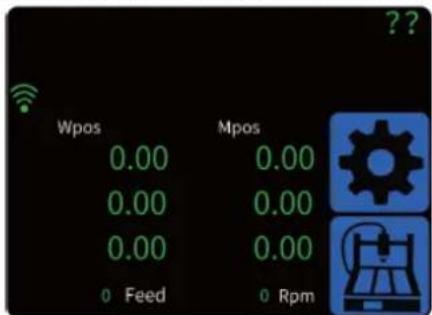 Wpos 0.00 0.00 0.00 0 Tilførsel Mpos 0.00 0.00 0.00 0 O/min