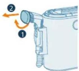 PHILIPS 3000 Series XW3192 - Utilizarea aparatului cu cap de curățare 3 în 1 (9 cm) - 2