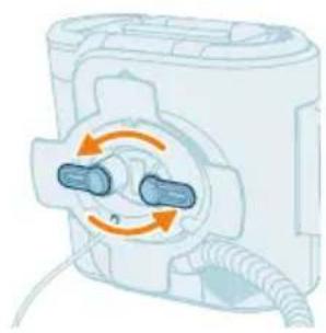 PHILIPS 3000 Series XW3192 - Armazenar o cabo de alimentação, a mangueira e o bocal - 1