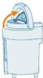 PHILIPS 3000 Series XW3192 - Nettoyage du réservoir d'eau avec de l'eau propre additionnée de détergent (tous les mois) - 2