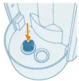 PHILIPS 3000 Series XW3192 - Καθαρισμός του σημείου σύνδεσης δοχείου βρόμικου νερού (κάθε τρεις μήνες) - 4