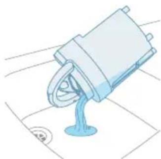PHILIPS 3000 Series XW3192 - Pastrimi i depozitës së ujit me ujë të pastër të shtuar me detergjent (çdo muaj) - 3